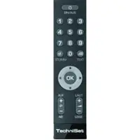 Technisat IsiZapper, Décodeur TV, Boutons, Noir