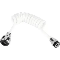 OEM Rallonge flexible universelle pour robinet d'évier - Robinet rétractable - Long tuyau - Cuisine et salle de bains - Blanc