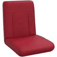 vidaXL Fauteuil à pied réglable, simili cuir bordeaux