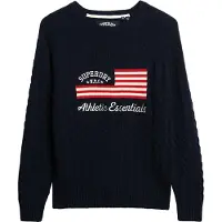 Superdry Pull-over marine / rouge / blanc
