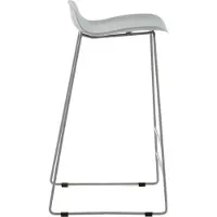 Venture Home Wave Tabouret de bar, Chaise coque, gris.