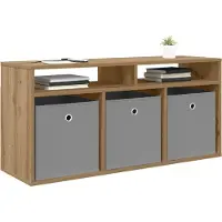 vidaXL Meuble bas, 102 x 32 x 48,5 cm, imitation chêne artisanal