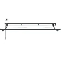 vidaXL Store électrique rétractable blanc 3,5 x 2,5 m