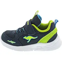 Kanga Roos KangaRoos K-NY Chip EV : chaussures pour enfants, modèle pour garçons, chaussures de ville, fermeture à Velcro, couleur bleue, pour le quotidien