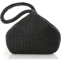 OEM Élégant sac à main de soirée pour femme, orné de strass, style années 1920, petite pochette