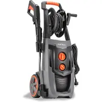 FUXTEC Nettoyeur haute pression professionnel FX-HDRP2500 - flexible haute pression de 7m | 195 bar | débit 468l/h | puissance 2500W | réservoir de nettoyage intégré