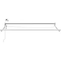 vidaXL Store électrique rétractable noir 3 x 2,5 m