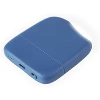 Xoopar , batterie externe de 5000 mAh + câble Multi Ice-P, plastique recyclé à 28 %, couleur bleue