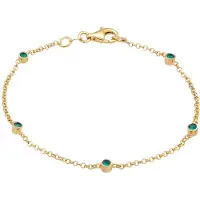 Elli Bracelet or / vert