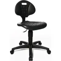 Topstar Siège de travail pivotant TEC 20 noir (42 - 55 cm)