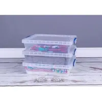 Really Useful Box Box 10.5CCB-PK3 Box Aufbewahrungsboxen 3x 10,5 l transparent 38,3 x 46,0 x 11,3 cm, 3 St.