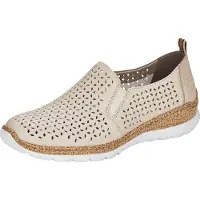 Rieker Slip on beige / marron / noisette