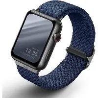 Uniq Bracelet tressé Aspen pour Apple Watch | 44/45/46/49 mm - Oxford Blue