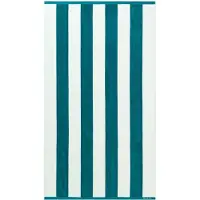 Gant Serviette de plage pétrole / blanc