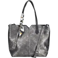 Rieker Sac à main pour femme avec foulard décoratif sur la poignée H1006, couleur : argent