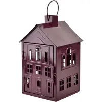 Mondex Lanterne d'extérieur en métal ROGER Roger 20,3 x 20 x H33,8 cm, couleur métal, 1 pièce
