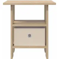 vidaXL Table de chevet Chêne Sonoma 41 x 40 x 45 cm Bois d'ingénierie