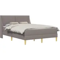 vidaXL : Structure de lit avec matelas, 2 pièces. Housse amovible