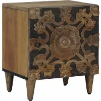 vidaXL Cabinet de chevet Marron 40 x 33,5 x 46 cm