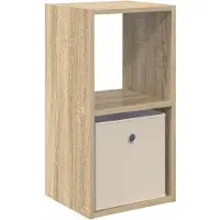 vidaXL Table de chevet avec tiroir Chêne Sonoma 30,5 x 27 x 59,5 cm
