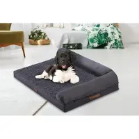 OEM Petit panier pour chien en matière douce - Coussin pour petits chiens - Lavable - 76 x 51 x 18 cm