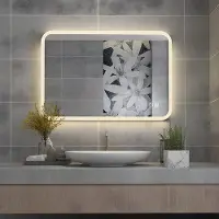 OEM Miroir de salle de bains à LED 100 x 60 cm avectactile et protection anti-buée