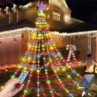 OEM Guirlande lumineuse décorative pour sapin de Noël, 20 m, 9 fils, étanche, avec 198 LED et 8 modes d'éclairage