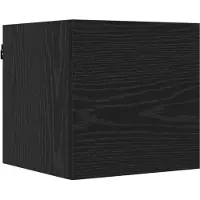 vidaXL : Ensemble de 5 meubles TV, finition bois imitation chêne, coloris noir, en matériau composite