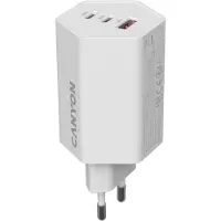 Canyon Chargeur secteur CND-CHAHEX65W, 65 W, 2x USB Type-C, USB-A Blanc