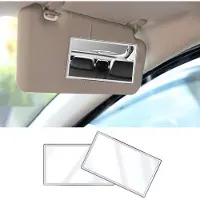 OEM Miroirs de maquillage autocollants pour pare-soleil - 2 pièces - 14,5 x 8,9 cm