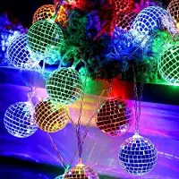 OEM Guirlande lumineuse LED 150 cm - Décoration lumineuse orientale - Mini-boules lumineuses - Décoration pour fêtes et occasions spéciales