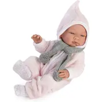 ASI Poupée Maria 43 cm - Combinaison d'hiver rose - Jouet poupée