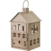 Mondex Lanterne d'extérieur en métal Roger Laternenhaus 20,3 x 20 x 33,8 cm, noire, 1 pièce