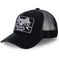Von Dutch Casquette 'Flying Eye' noir / blanc