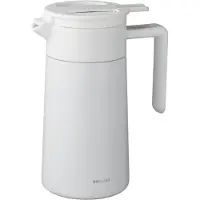 Hario Pichet isotherme à double paroi avec revêtement en céramique, 600 ml – blanc