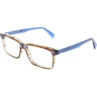 Paul Smith Lunettes de vue - - PS25623 NEWHAM - Acétate - Rayé marron/bleu - 58/17/150
