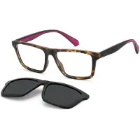 Polaroid Lunettes de Vue PLD D590/C 55/16/145 Matte havana Polyamide frames MAN PLD D590/C
