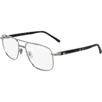 Lacoste Lunettes de Vue L2302 57/18/145 Silver Metal MAN L2302