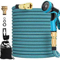 OEM Azomor : tuyau d'arrosage flexible extensible de 30 mètres avec embout multifonction