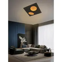 GeeTi Applique murale Toulon 42 W, 4 200 lm, 3 000 K, noir/or