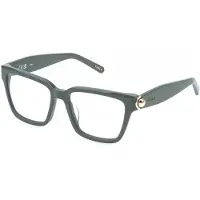 Furla Lunettes de vue - - VFU990 - Vert kaki lucido - Acétate brillant - Taille 54/17/140