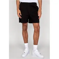 Urban Classics Bermuda court pour homme , taille élastiquée, noir, taille M