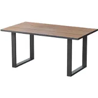 Vicco Table à manger Avido Chêne de force doré 160x90cm, Model 58470