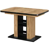 Vicco Table de salle à manger Fenaro Chêne de force doré 120-160 x 80 cm, Model 59603