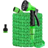 OEM Tuyau d'arrosage extensible, 7,5 m/15 m/30 m/38 m/45 m/60 m, tuyau d'arrosage flexible avec pomme d'arrosage à 8 modes, raccords 3/4" et 3/4", tuyau d'arrosage flexible « magique »