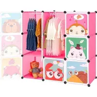 OEM Barre de traction pour enfants avec barre coulissante, couleur rouge, 110 x 47 x 110 cm, plus basse que la version standard