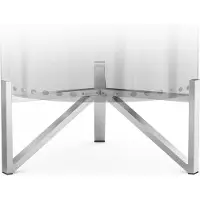 Markenlos Ensemble de cheminée d'extérieur en acier inoxydable - Accessoire pour cheminée d'extérieur - Dimensions : 686 cm