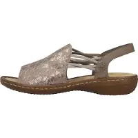 Rieker Sandales beige foncé / argent