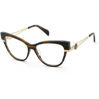 Blumarine Lunettes de Vue - - VBM252 - Acétate - Marron (Avana marrone/rosso lucida) - 54/15/135