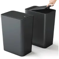 OEM Ensemble de poubelles Azomor compactes et inodores pour la cuisine et la salle de bains, avec mécanisme à pédale